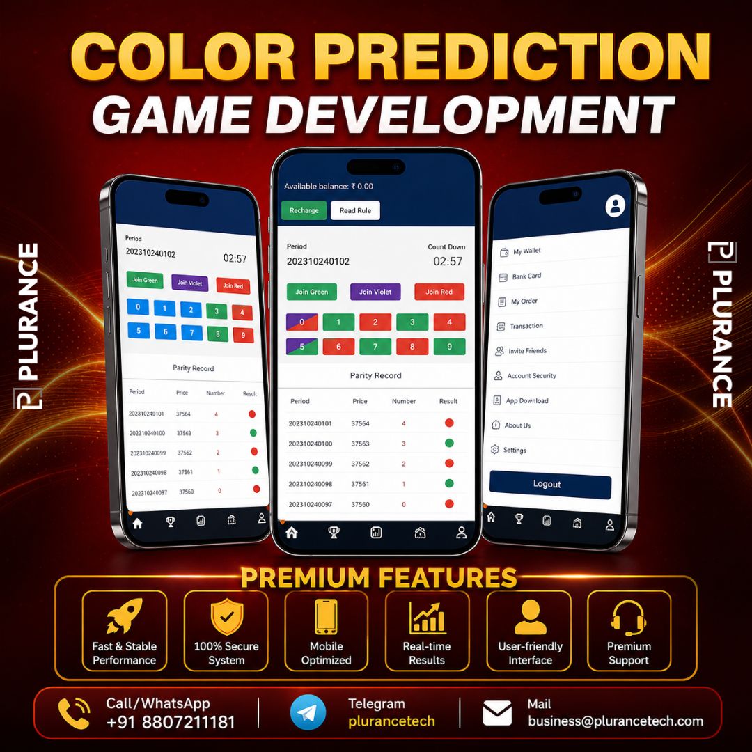 Color Prediction Game Development with Custom Features 